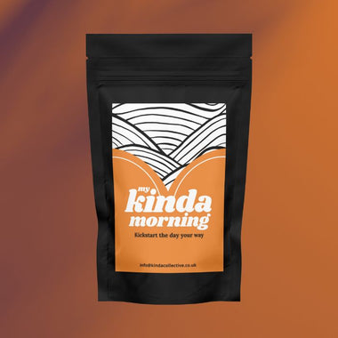 Fresh roasted My Kinda Morning coffee beans
